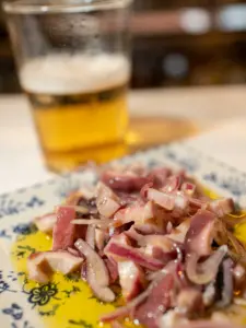 Aliño de pulpo